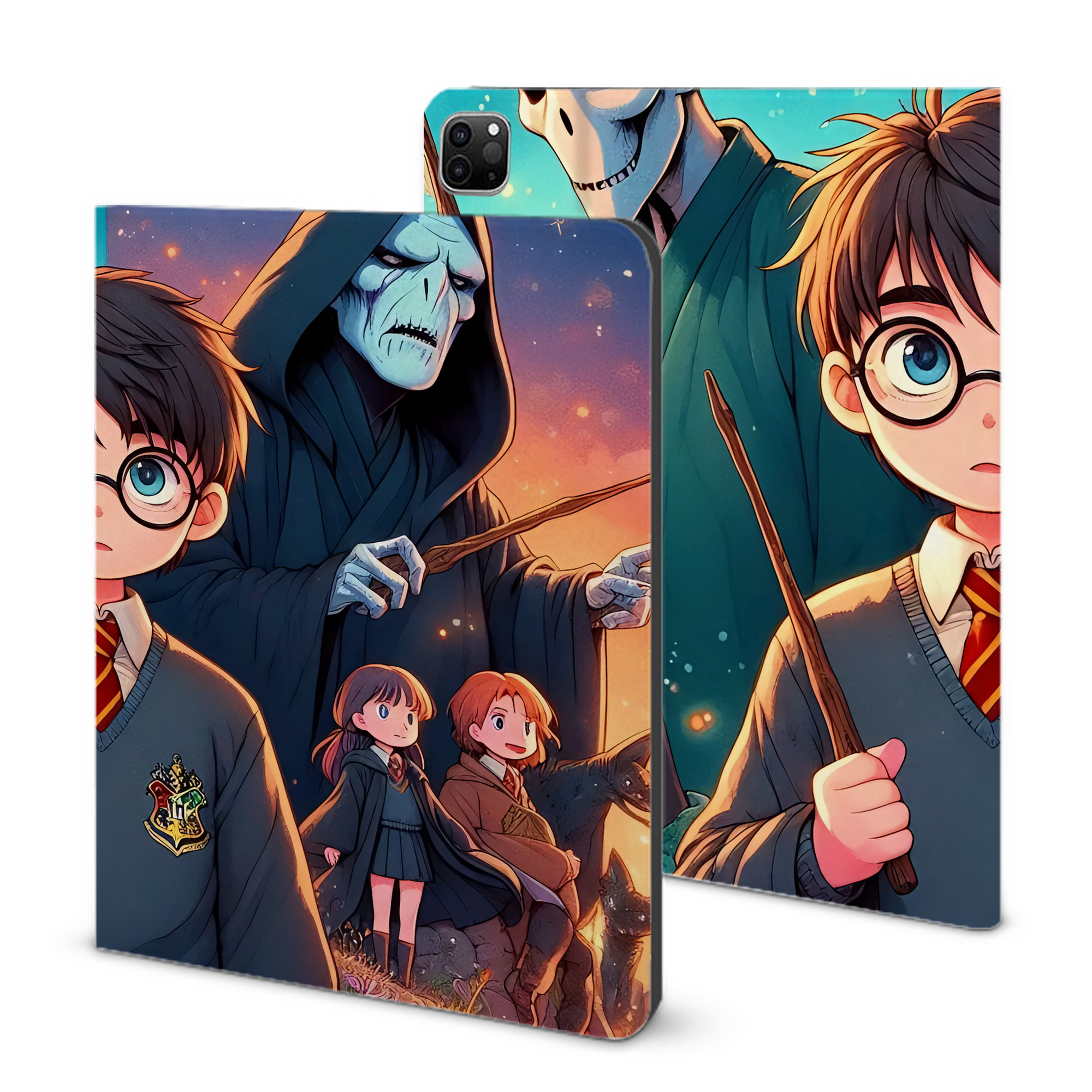 （画像用） Harry Potter ハリー・ポッターシリーズ IPad ケース ブック型 PUレザー TPU 耐衝撃 軽量 薄型 ペン収納なし 全面保護 IPad 各モデル対応